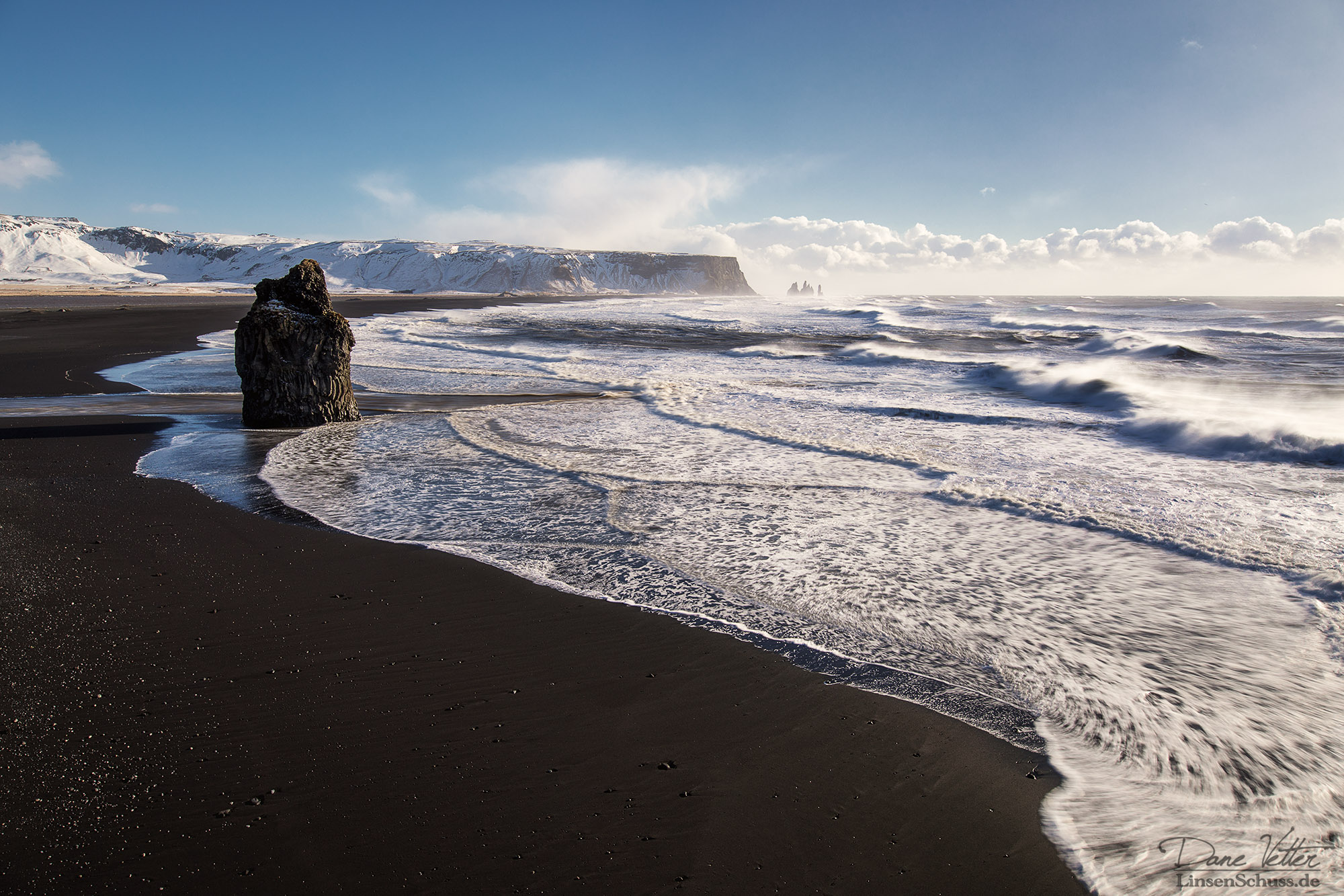Der Blick über Reynisfjara